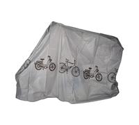 Relaxdays, Grigio, Telo Biciletta in Polietilene, Copribiclette Resistente da Esterno, Copri-Sole, 200x115 cm, Unisex Adulto, 1 pz