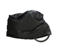 Relaxdays Telo copri bicicletta in polietilene resistente esterno anti sole e vento 200x115 cm Nero