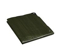 Relaxdays Telone Protettivo 120g/m², Telo da Giardino con Occhielli, Impermeabile, Antistrappo, in PE, 5 x 6 m, Verde