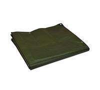 Relaxdays Telone Protettivo 200g/m², Telo da Giardino con Occhielli, Impermeabile, Antistrappo, in PE, 3 x 4 m, Verde
