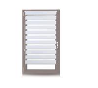 Tenda a rullo doppia montaggio senza fori 98 cm 7 misure Bianco