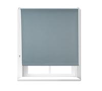 Relaxdays Tenda a Rullo Oscurante, Tenda Termica, Catenella Laterale, senza Fori, Varie Misure, Grigio