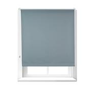 Relaxdays Tenda a Rullo Oscurante, Tenda Termica, Catenella Laterale, senza Fori, Varie Misure, Grigio