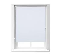 Relaxdays Tenda a Rullo per Interni Termica, Tendina Oscurante e Isolante, Catenella, 100x160cm, Tessuto L 95 cm, Bianco