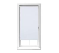 Relaxdays Tenda a Rullo per Interni Termica, Tendina Oscurante e Isolante, Catenella, 60x160cm, Tessuto L: 56 cm, Bianco, Poliestere