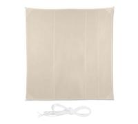Relaxdays Tenda a vela quadrata parasole in beige