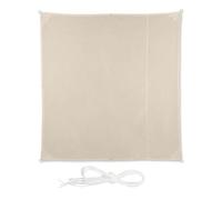 Relaxdays Tenda a vela quadrata parasole in beige