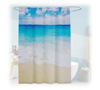Relaxdays Tenda da doccia con design 180x200 cm