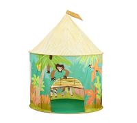Relaxdays Tenda da Gioco Giungla per Bambini, Pieghevole, Interni, 125 x 105 x 105 cm, Colorata