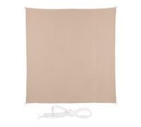 Relaxdays Tenda da sole beige di forma quadrata