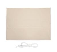 Relaxdays Tenda da Sole per Esterni Rettangolare, 3,5 x 4,5 m, Idrorepellente, Anti UV, Terrazza e Giardino, Beige