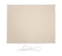 Relaxdays Tenda da Sole per Esterni Rettangolare, 5 x 6 m, Idrorepellente, Anti UV, Terrazza e Giardino, Beige