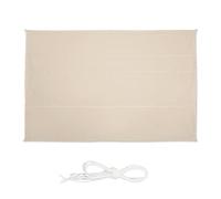 Relaxdays Tenda da Sole per Esterni Rettangolare, 5 x 7 m, Idrorepellente, Anti UV, Terrazza e Giardino, Beige