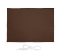 Relaxdays Tenda da Sole per Esterni Rettangolare, Idrorepellente, Anti UV, Terrazza e Giardino, 3,5 x 4,5 m, Marrone