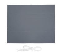 Relaxdays Tenda da Sole per Esterni Rettangolare, Idrorepellente, Anti UV, Terrazza e Giardino, 5 x 6 m, Grigio
