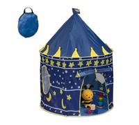 Relaxdays Tenda giocattolo a tema luna e stelle