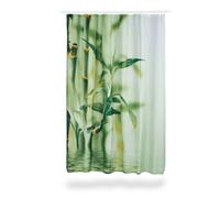 Tenda per doccia in tessuto con disegno floreale bambù 180 x 200 vasca da bagno