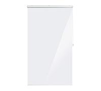 Relaxdays Tenda per Doccia Moderna, 120x240 cm, Vasca da Bagno, Idrorepellente, Montaggio a Soffitto, Rullo,Trasparente