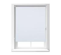 Relaxdays Tenda a Rullo per Interni Termica, Tendina Oscurante e Isolante, Catenella, 100x160cm, Tessuto L 95 cm, Bianco