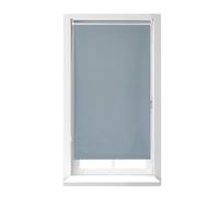 Relaxdays Tenda a Rullo per Interni Termica, Tendina Oscurante e Isolante, Catenella, 90x220cm, Tessuto L: 86 cm, Grigio