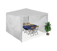 Tende per gazebo 0,6 kg Bianco Tende laterali per gazebo Pareti per gazebo