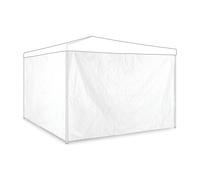 Relaxdays Tende per Gazebo Laterali, Set da 2, Telo Impermeabile in PVC, Pareti