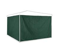 Set da 2 tende per gazebo laterali verdi 0,6 kg Verde Tende laterali per gazebo