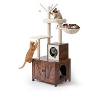 Relaxdays Tiragraffi con armadio per lettiera 150