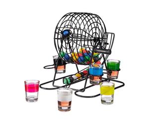 Relaxdays Tombola automatica alcolica gioco bingo