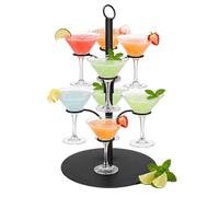 Relaxdays Torre per bevande 8 bicchieri