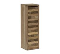 Relaxdays Torre traballante con scatola in legno