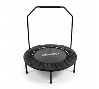 Relaxdays Trampolino con barra Ø 102 cm