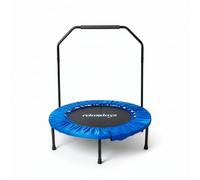 Relaxdays Trampolino con barra Ø 102 cm