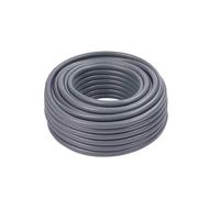 Relaxdays Tubo da Giardino da 100 m, Resistente UV e intemperie, PP Rinforzato, Grigio