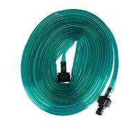 relaxdays Tubo Flessibile per l'Acqua, per l’Annaffiamento di Piante in Giardino, con Fori, con Connettore, 8,2 m, Verde