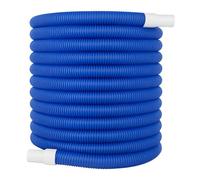 Relaxdays Tubo Flessibile per Piscina e Giardino, Spirale 32 mm, 25 m, plastica Blu/Bianco