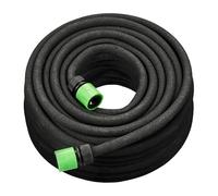 Relaxdays Tubo Irrigazione a Goccia, Gocciolatoio Microforato, Pompa Gocciolante Acqua da 20m, per Giardino e Orto, Nero, Gomma
