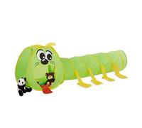 Relaxdays Tunnel bruco gioco per bambini pop up tenda bimbi XXL con tunnel giocattolo da interno ed esterno verde