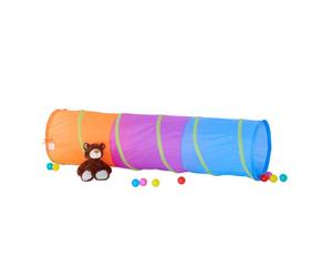 Relaxdays Tunnel per bambini dai colori vivaci