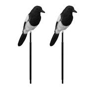 Uccello Decorativo Giardino Statua Animali Decorazione Prato 47x28x9 cm Set 2