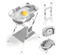 Relaxdays Vasca pieghevole per neonati con telaio