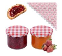 Relaxdays Vasetti, Set 100 pz, 220 ml, Tappo Twist-off, per Conserve, Trasparenti