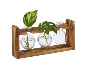 Relaxdays Vasi decorativi portafiori su supporto