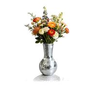 Relaxdays Vaso Disco specchiato 28 cm