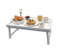 Relaxdays Vassoio da letto in bambù