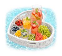 Relaxdays Vassoio galleggiante a forma di cuore
