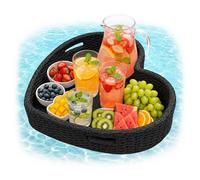 Relaxdays Vassoio galleggiante a forma di cuore