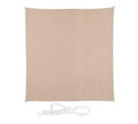 Relaxdays Tenda da sole beige di forma quadrata
