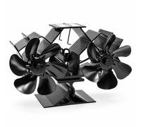 Relaxdays Ventilatore per camino doppio