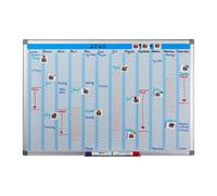 Relaxdays Whiteboard planner agenda promemoria